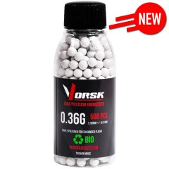 6mm Precision Bio Airsoft BBs (500R) (0.36g) 
