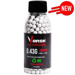 6mm Precision Bio Airsoft BBs (500R) (0.43g) 