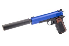 VX-9 Agency GBB Pistol (Dual Tone) (Blue|Black)