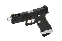 EU7-T GBB Pistol (Black) (Silver Match)