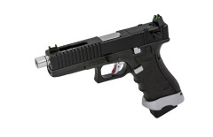 EU8-T GBB Pistol (Black) (Silver Match)