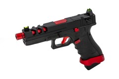 EU8-V GBB Pistol (Black) (Red Match)