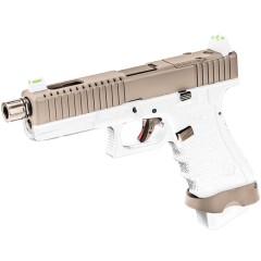 EU7-T REQUIEM GBB Pistol (Silver|White)