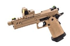 Hi-Capa 5.1S + RDS GBB Pistol (Tan)