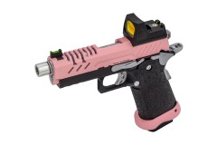 Hi-Capa 3.8 Pro + RDS GBB Pistol (Pink|Black)