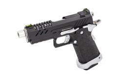 Hi-Capa 3.8 Pro GBB Pistol (Black) (Silver Match)