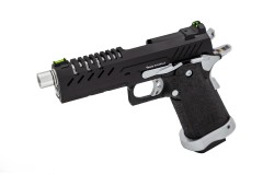 Hi-Capa 4.3 GBB Pistol (Black) (Silver Match)