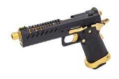Hi-Capa 5.1 GBB Pistol (Black) (Gold Match)