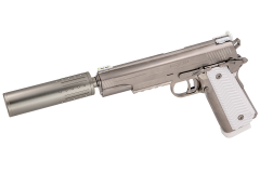 VX-14 REQUIEM GBB Pistol (Silver|White)