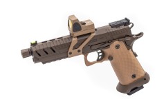 Hi-Capa CS Vengeance 5.1 + RDS GBB Pistol (Bronze|Tan)