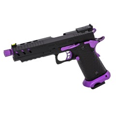 Hi-Capa CS Vengeance 5.1 GBB Pistol (Black) (Purple Match)