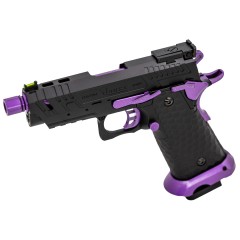 Hi-Capa CS Vengeance 3.8 Compact GBB Pistol (Black) (Purple Match)