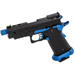 Hi-Capa CS Vengeance 3.8 Compact GBB Pistol (Black) (Blue Match)