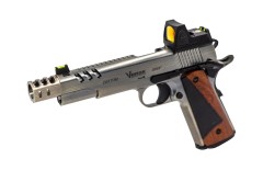 CS Defender Pro + RDS GBB Pistol (Brushed Alu) (Silver Barrel)