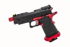 Hi-Capa CS Vengeance 3.8 Compact GBB Pistol (Black) (Red Match)