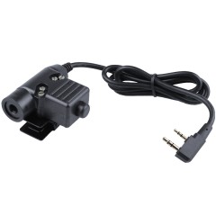 Push To Talk (PTT) Adapter for Communication Headsets (Dual AUX V1) 