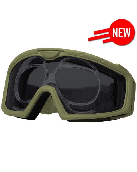 Battle Visor RX (Green - Smoked) Protective Eyewear