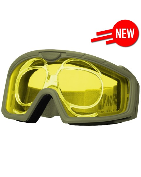 Battle Visor RX (Green - Yellow) Protective Eyewear