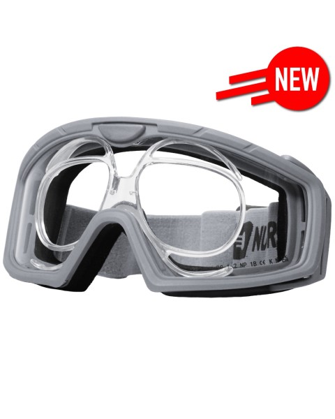 Battle Visor RX (Grey - Clear) Protective Eyewear