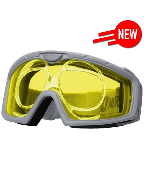 Battle Visor RX (Grey - Yellow) Protective Eyewear