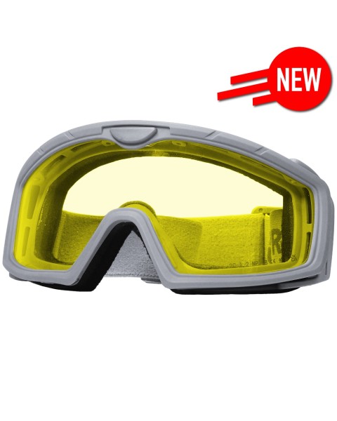 Battle Visor (Grey - Yellow) Protective Eyewear
