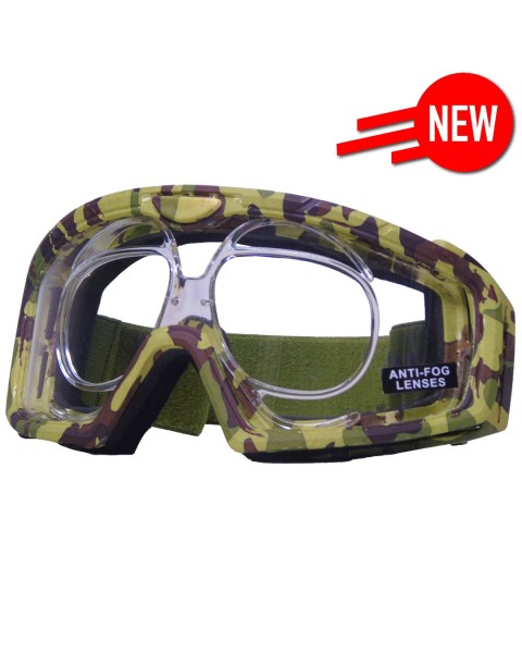 Battle Visor RX (Camo - Clear) Protective Eyewear