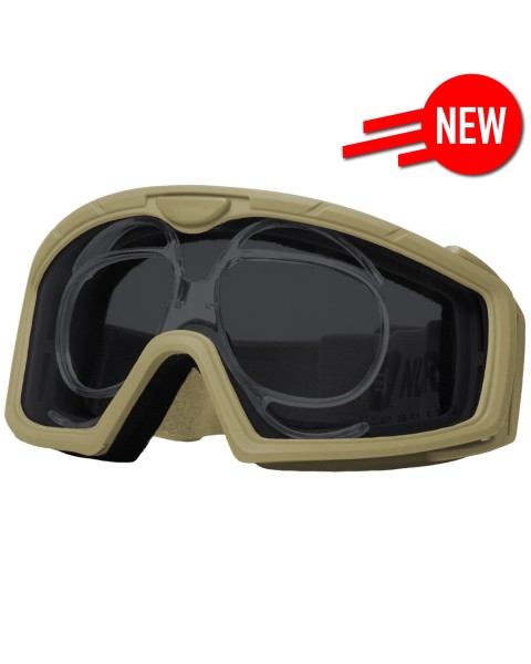 Battle Visor RX (Tan - Smoked) Protective Eyewear