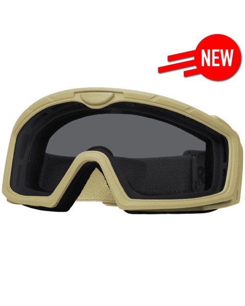Battle Visor (Tan - Smoked) Protective Eyewear