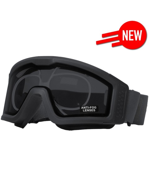 Battle Visor RX THERMAL (Black - Smoked) Protective Eyewear