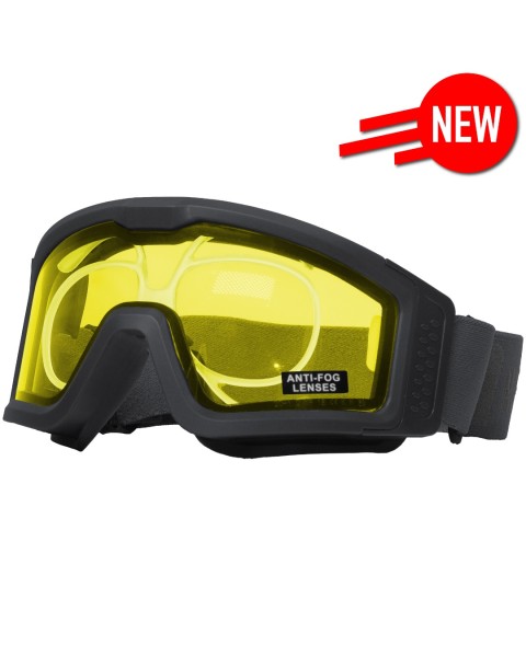 Battle Visor RX THERMAL (Black - Yellow) Protective Eyewear