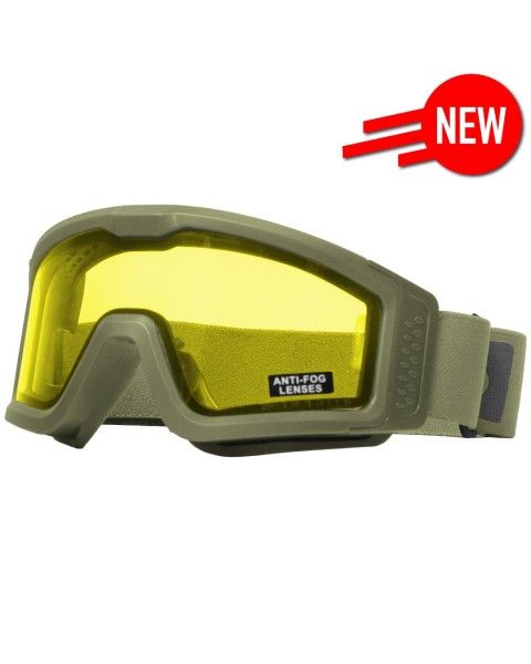 Battle Visor THERMAL (Green - Yellow) Protective Eyewear