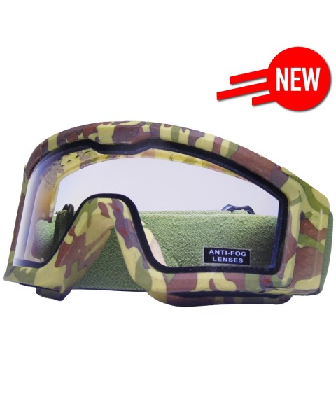 Battle Visor THERMAL (Camo - Clear) Protective Eyewear