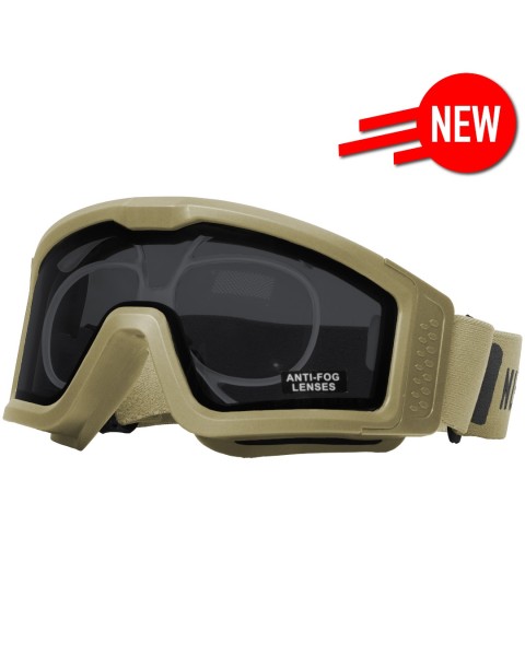 Battle Visor RX THERMAL (Tan - Smoked) Protective Eyewear