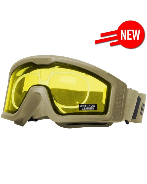 Battle Visor RX THERMAL (Tan - Yellow) Protective Eyewear