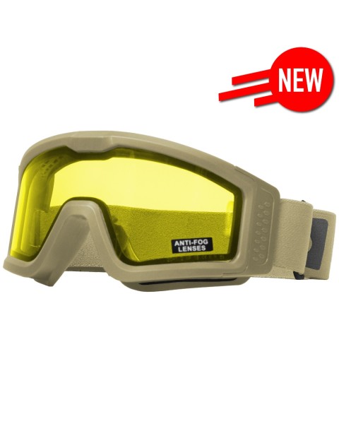 Battle Visor THERMAL (Tan - Yellow) Protective Eyewear