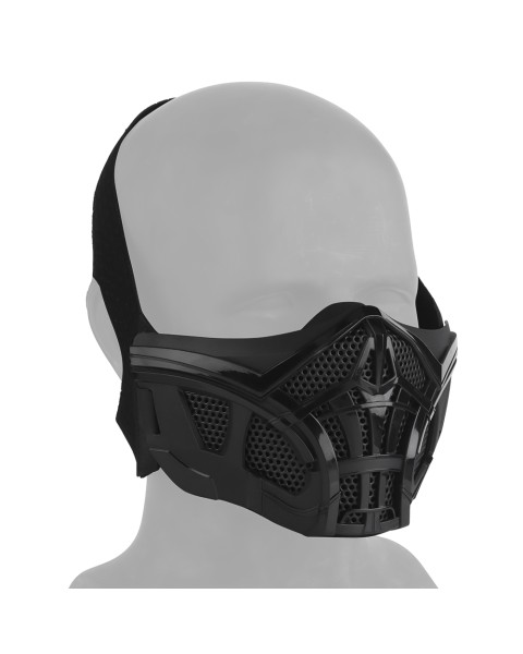 Mesh Lower Face Shield V7 (Black)