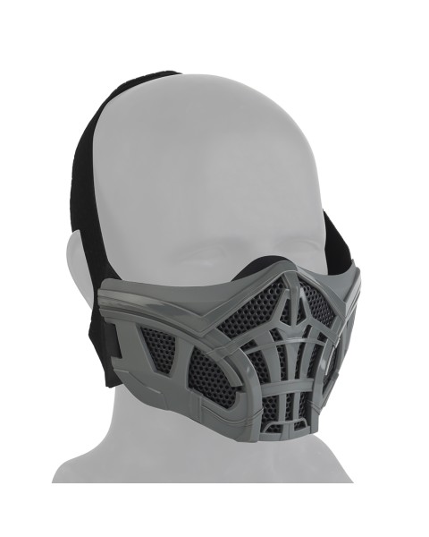 Mesh Lower Face Shield V7 (Grey)