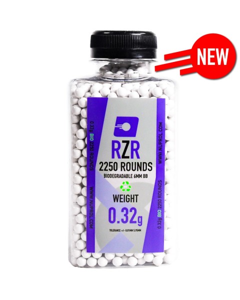 RZR Bio Airsoft BBs (2250R) (0.32g) 