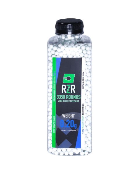 RZR Tracer Airsoft BBs (3350R) (0.20g) (Green)