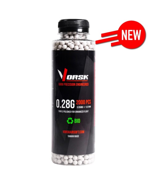 6mm Precision Bio Airsoft BBs (2000R) (0.28g) 