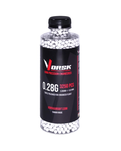 6mm Precision Airsoft BBs (3250R) (0.28g)  Standard