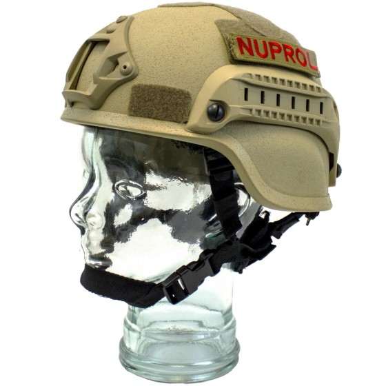 NP MICH 2000 Railed Helmet Tan
