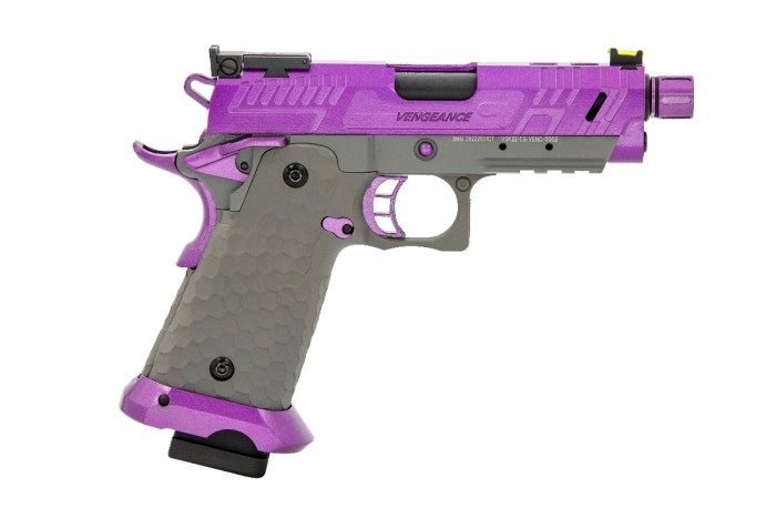 Hi-Capa CS Vengeance 3.8 Compact GBB Pistol (Purple|Grey)