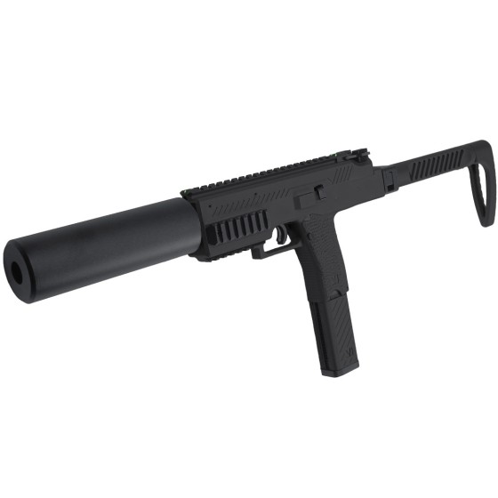 SMG① VMP-1X (0.99J/328FPS-Fixed Semi - Black) GBB SMG