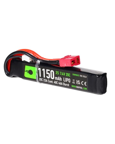 LiPo Battery 1150mAh 7.4v 20c (STK|Deans) 